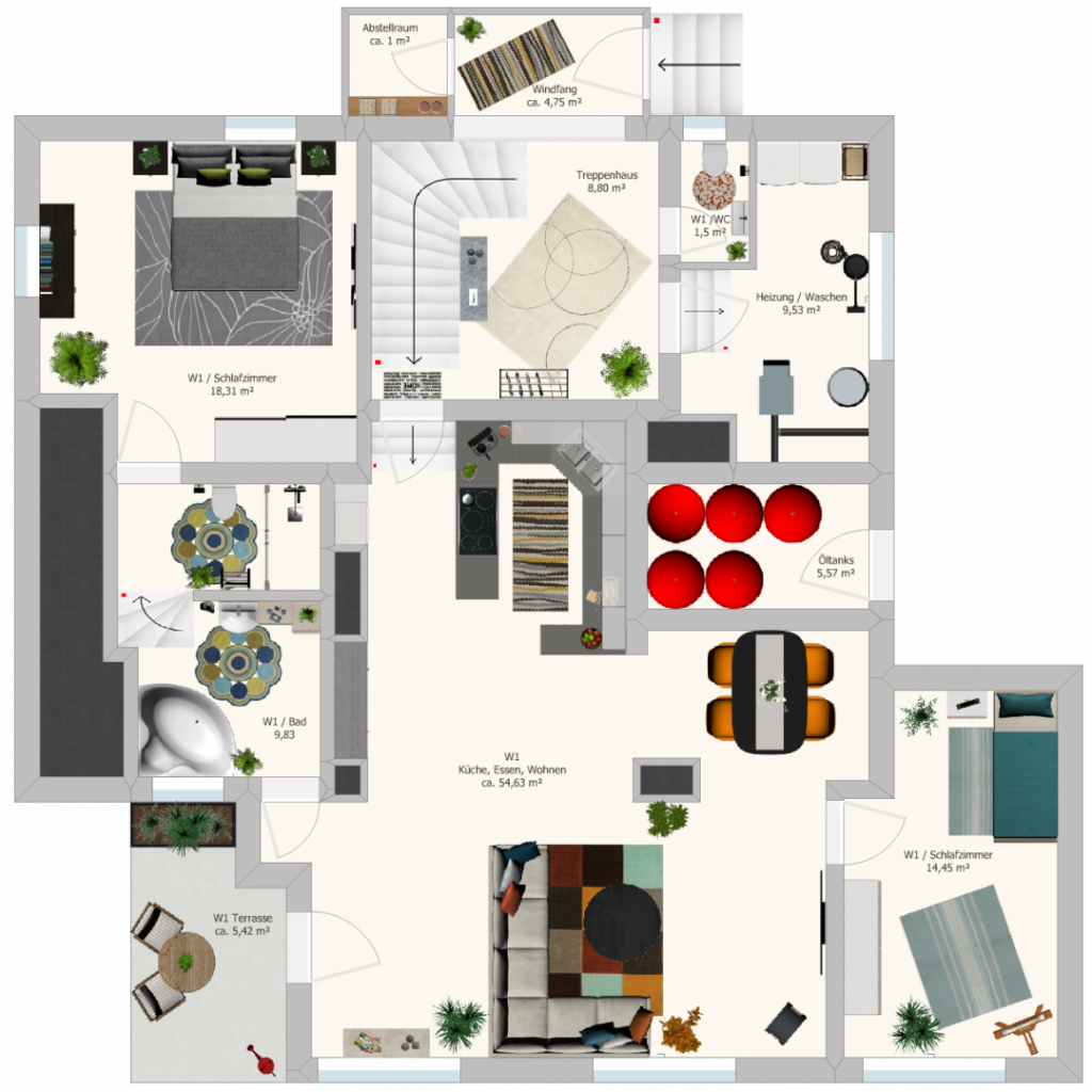 Grundriss EG