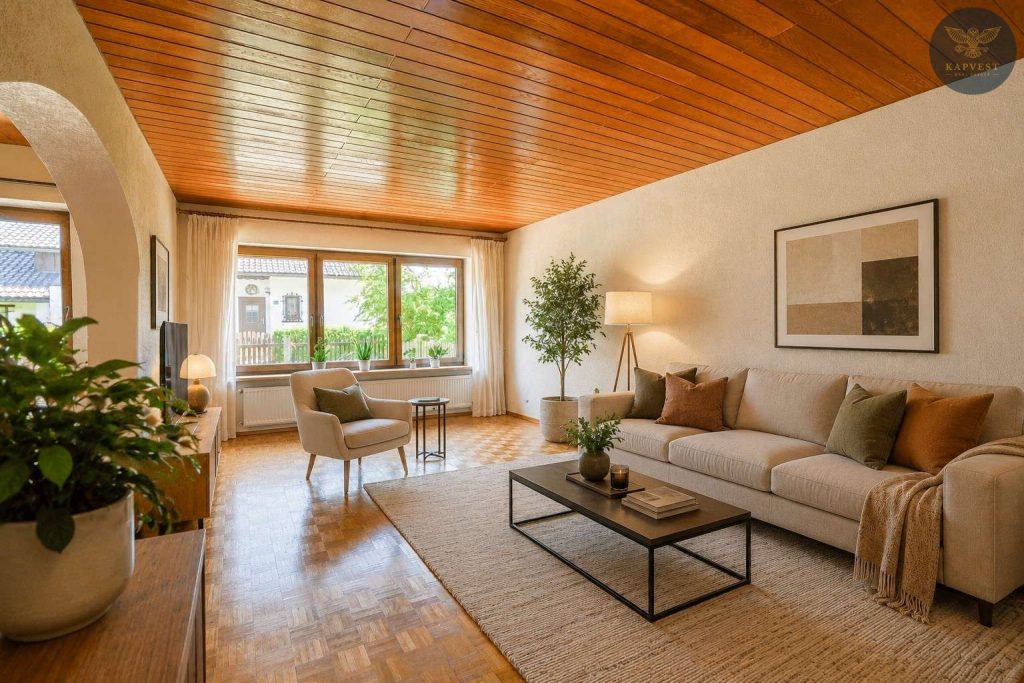 Wohnzimmer Virtual Staging