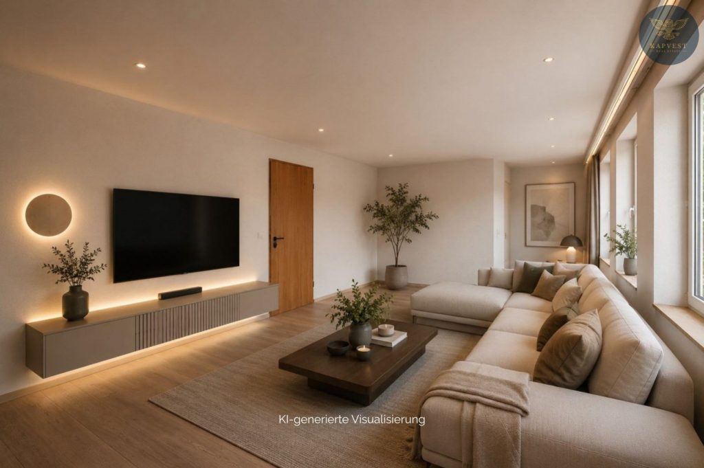 UG - Wohnzimmer Möbliert