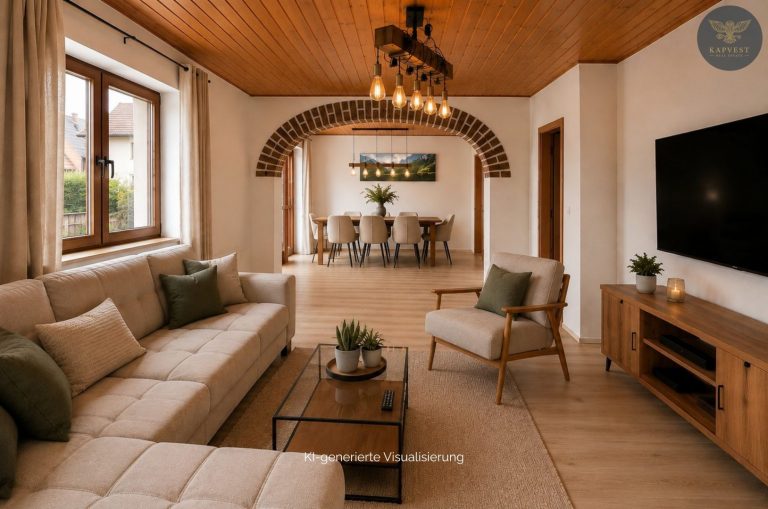 EG - 3-Zimmer Wohnung Wohnzimmer neu