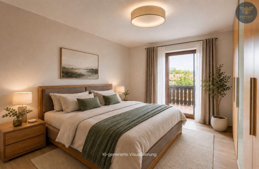 EG - 3-Zimmer Wohnung Schlafzimmer neu