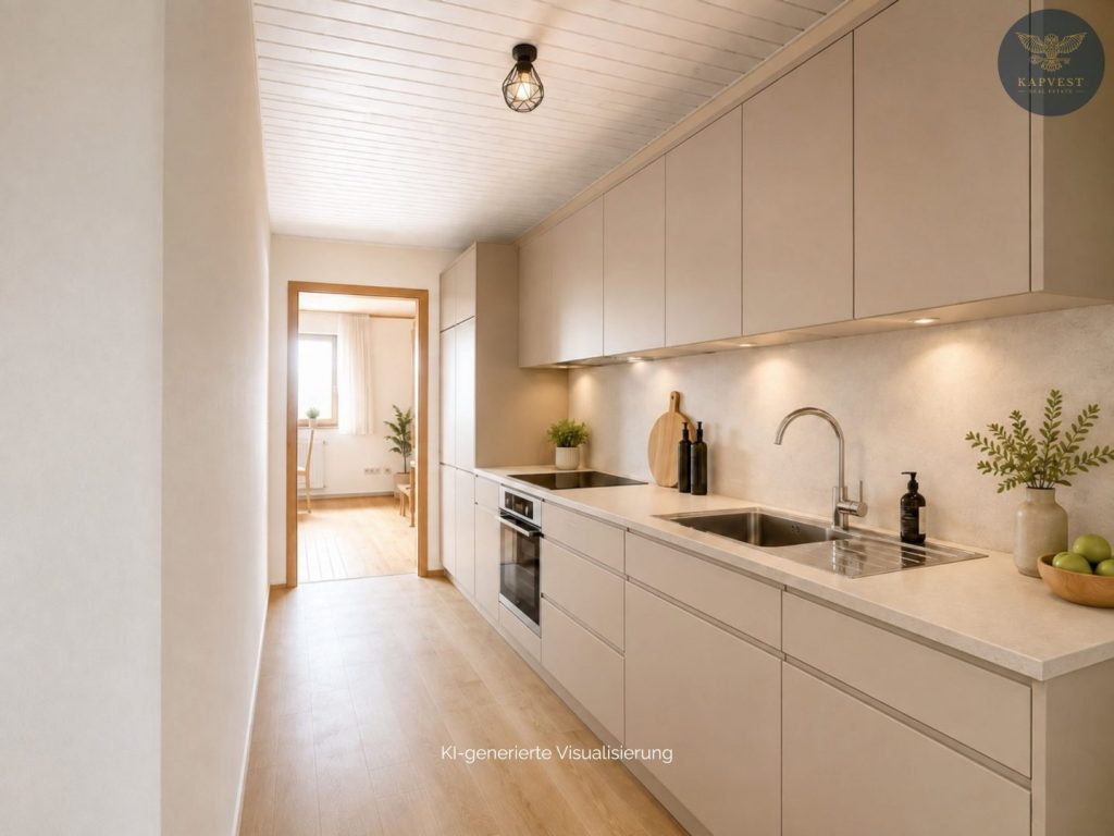 2.OG - 2-Zimmer Wohnung - Küche neu