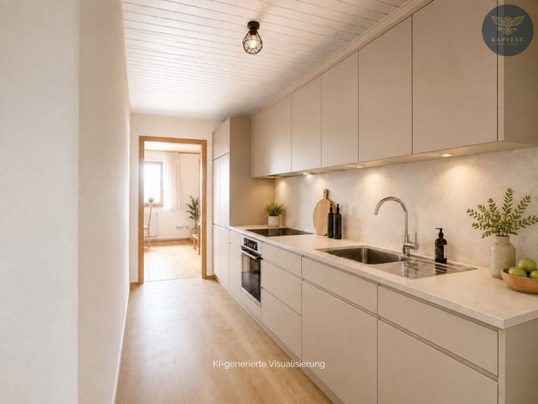 2.OG - 2-Zimmer Wohnung - Küche neu
