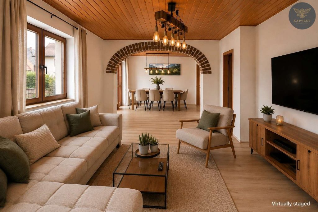 EG - 3-Zimmer Wohnung Wohnzimmer neu