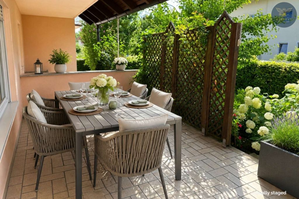 Terrasse Möbliert